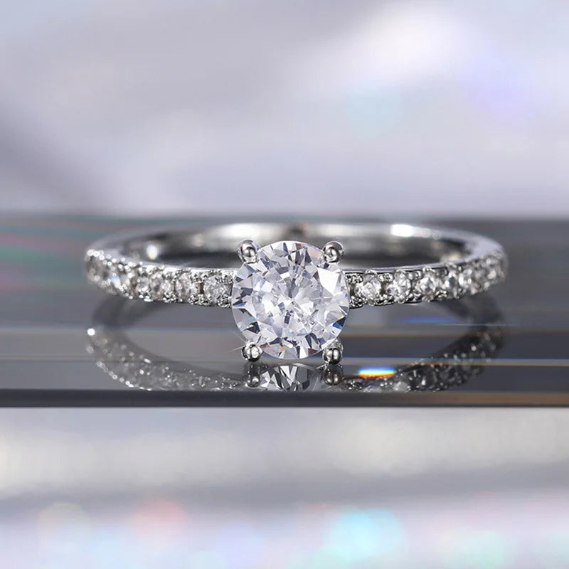 Velour Heartline Wedding Ring