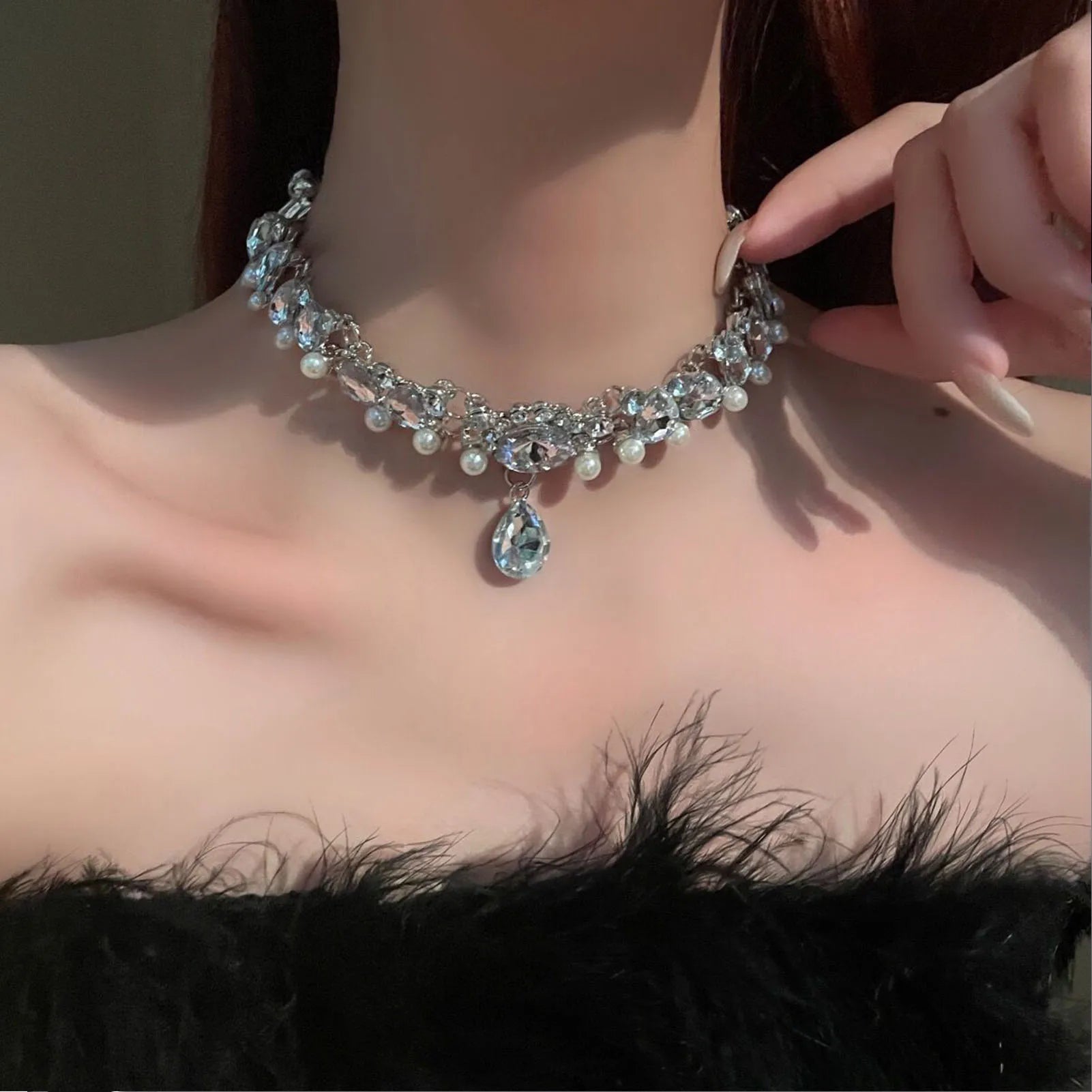 Étoile Perle Diamond Pendant