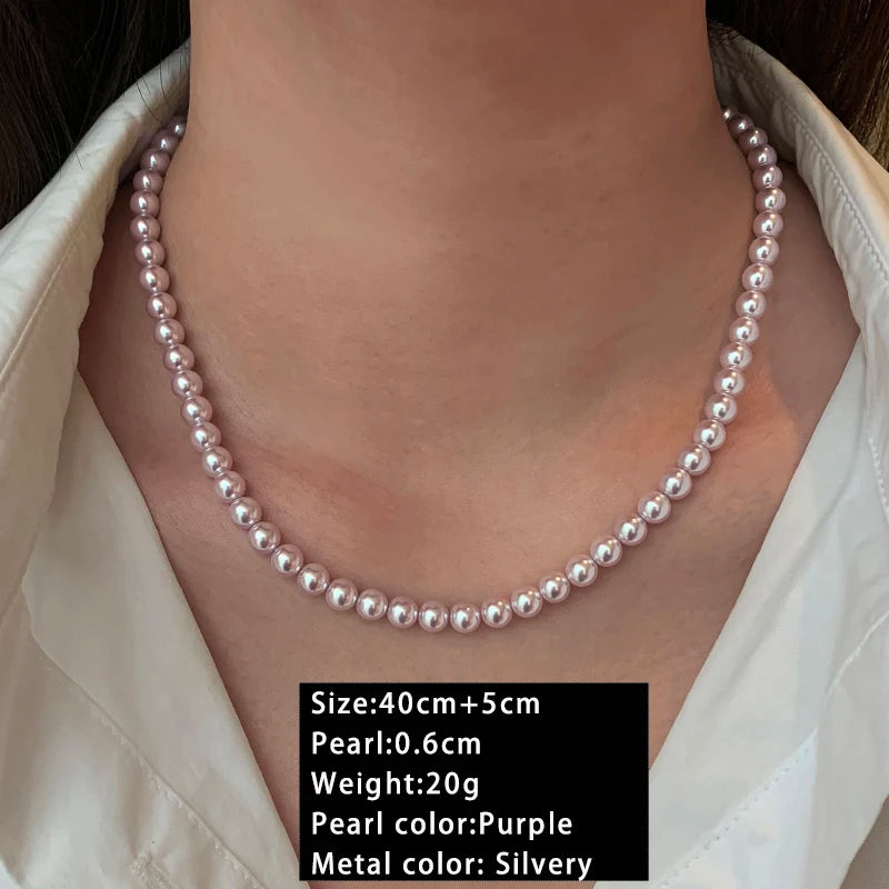 Maison Améthyste Pearl Necklace