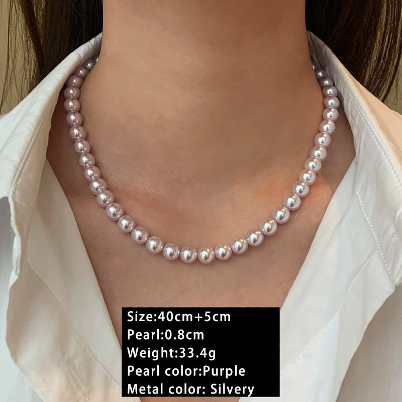 Maison Améthyste Pearl Necklace